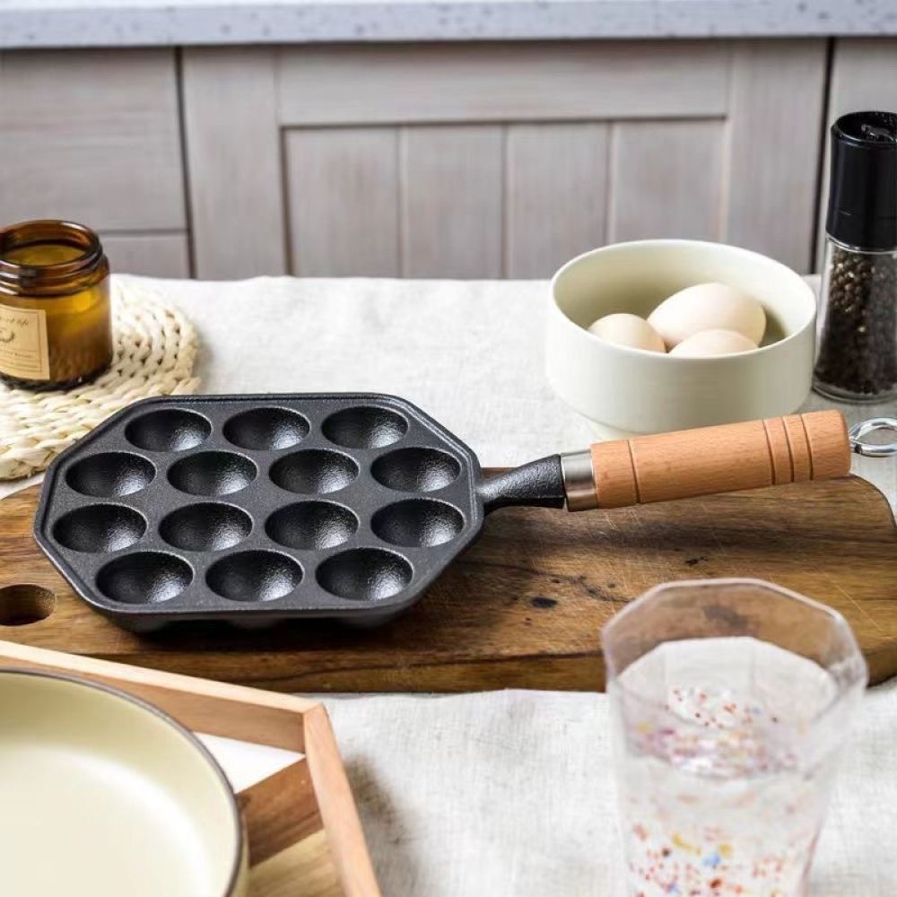 주철 타코야키 팬, 눌어붙지 않는 코팅, 문어볼 및 메 - Takoyaki Grill Plate 리뷰 및 가격