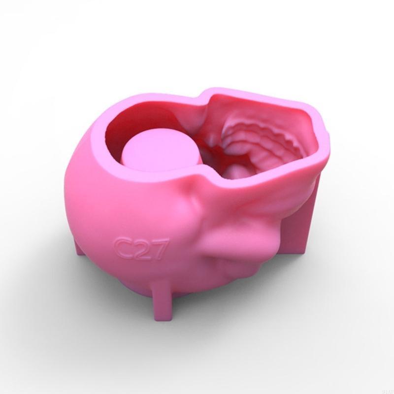 91AF 3D 해골 화분 에폭시 수지 금형 즙이 많은  - Potsticker Mold 리뷰 및 가격