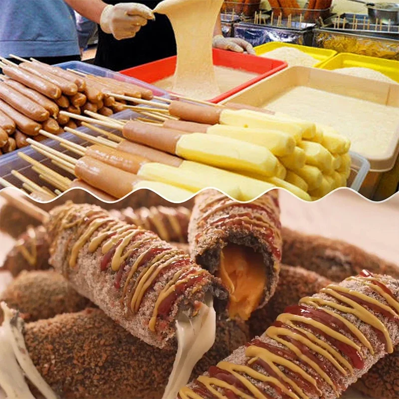 12L 대용량 상업용 자동 치즈 핫도그 스틱 프라이어  - Corn Dog Stick 리뷰 및 가격