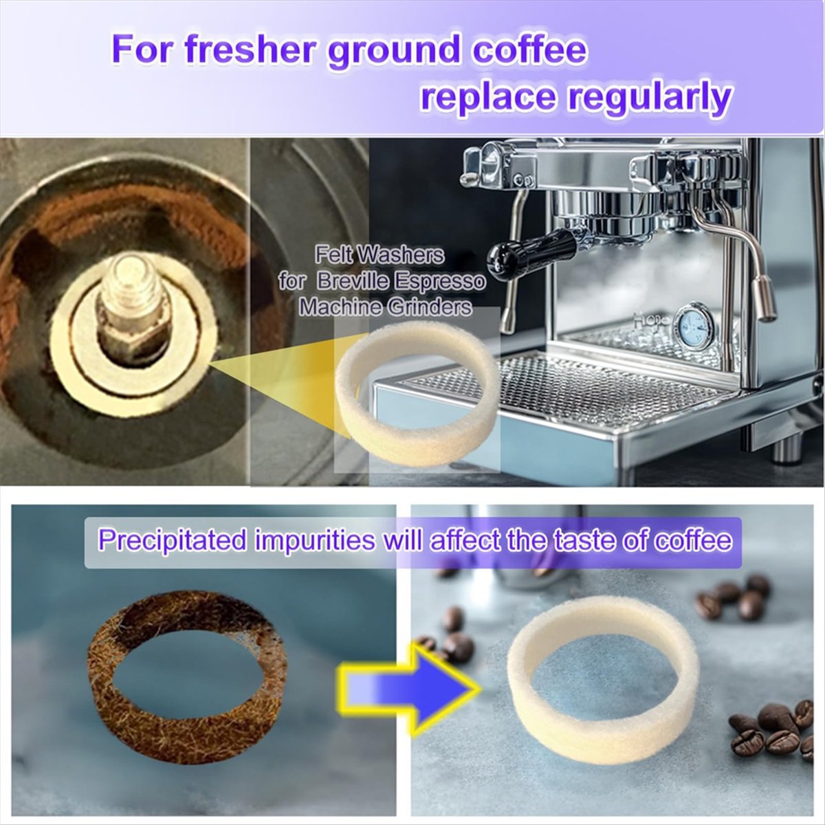 (A64E) 브레빌 에스프레소 머신 그라인더용 6피스  - Breville Espresso Bes870 리뷰 및 가격