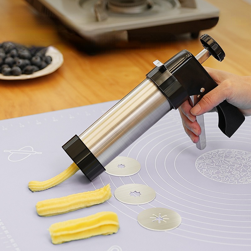 추로 제조기, 수동식 압출기, 스페인식 도넛 제조기,  - Churros Maker Gun 리뷰 및 가격