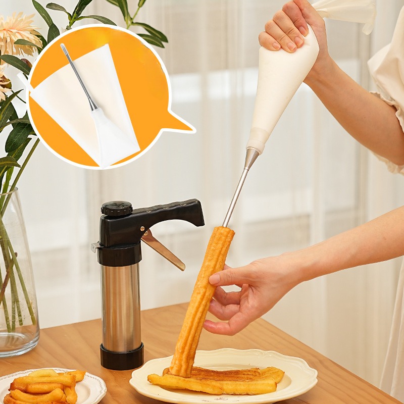 추로 제조기, 수동식 압출기, 스페인식 도넛 제조기,  - Churros Maker Gun 리뷰 및 가격
