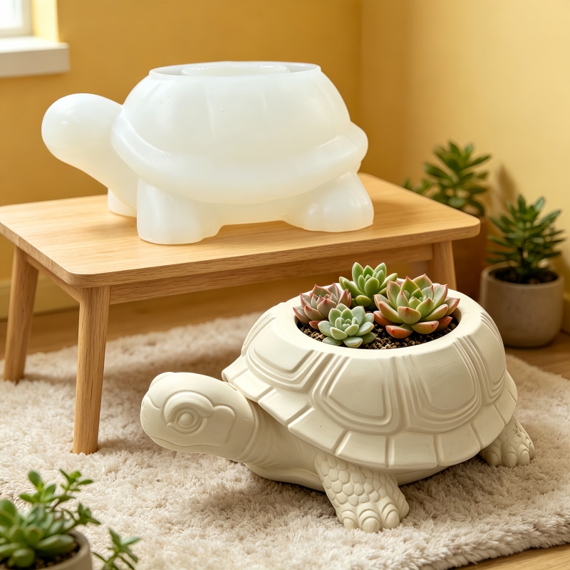 거북이 모양 다육 식물 화분 레진 실리콘 몰드 귀여운  - Potsticker Mold 리뷰 및 가격