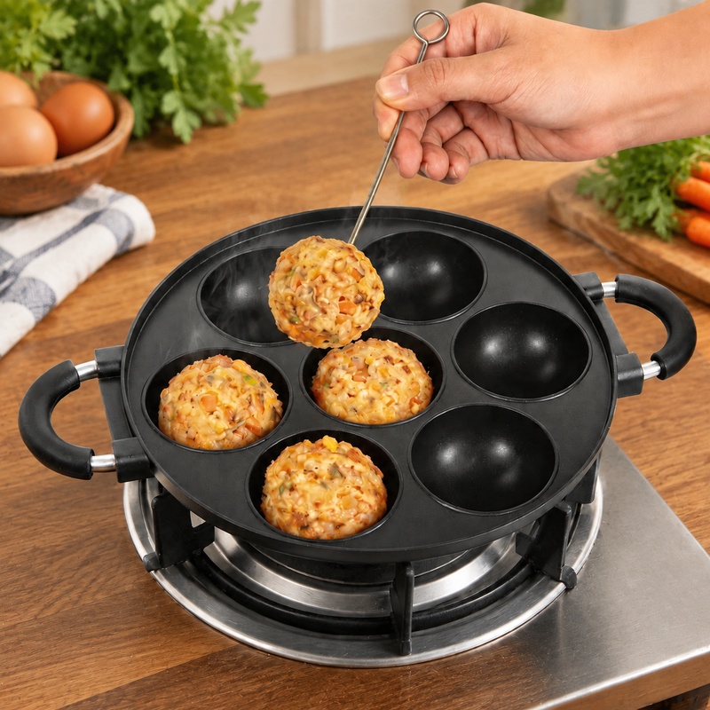 집에서 팬케이크 모양의 타코야키를 만들 때 사용할 수  - Takoyaki Grill Plate 리뷰 및 가격