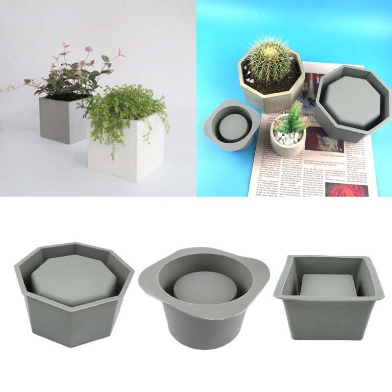 수제 다육 화분 실리콘 몰드 콘크리트 식물 화분, 에폭 - Potsticker Mold 리뷰 및 가격