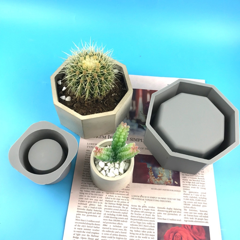 수제 다육 화분 실리콘 몰드 콘크리트 식물 화분, 에폭 - Potsticker Mold 리뷰 및 가격