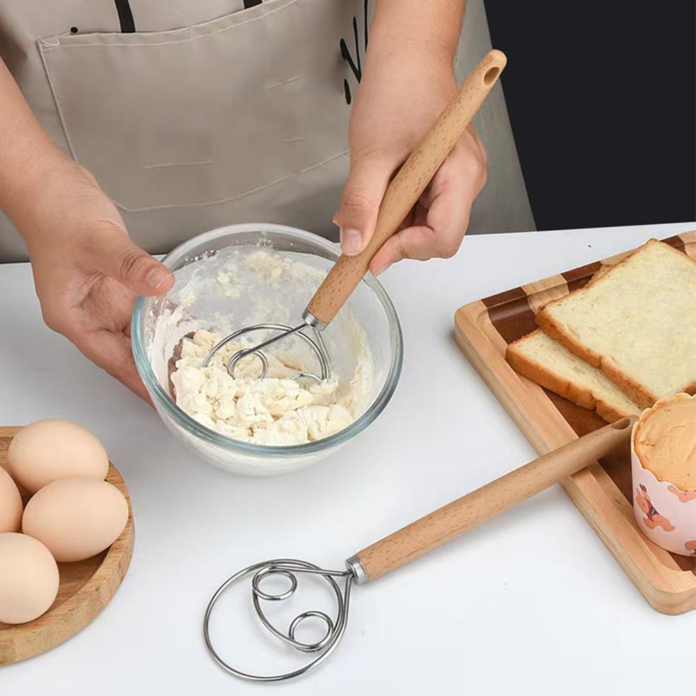 오크 핸들 덴마크식 반죽 믹서 베이킹 도구 가정용 수동 - Danish Pancake Pan 리뷰 및 가격
